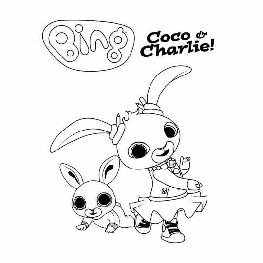 Bing Bunny Coco & Charlie