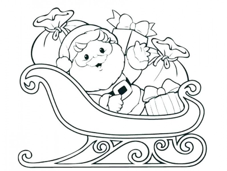 Kerst kleurplaat 01