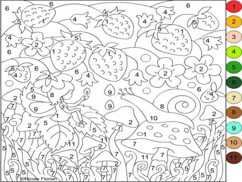 Kleuren op nummer 19