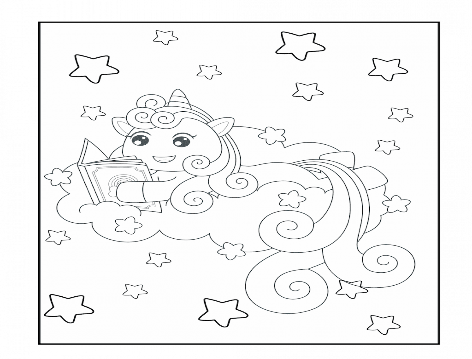 Kleurplaat eenhoorn 32