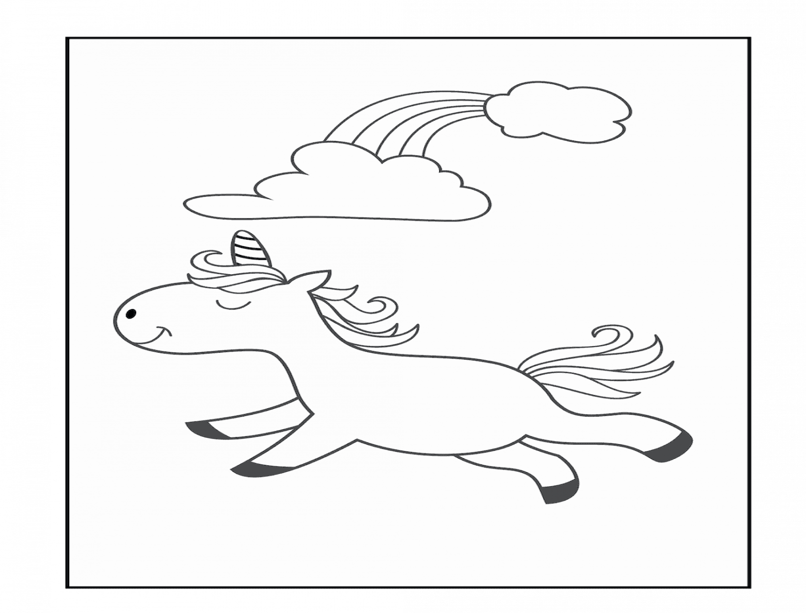 Kleurplaat eenhoorn 46
