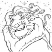 Kleurplaat lion king01