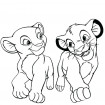 Kleurplaat lion king07