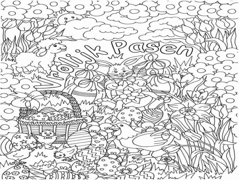 Kleurplaat pasen 52