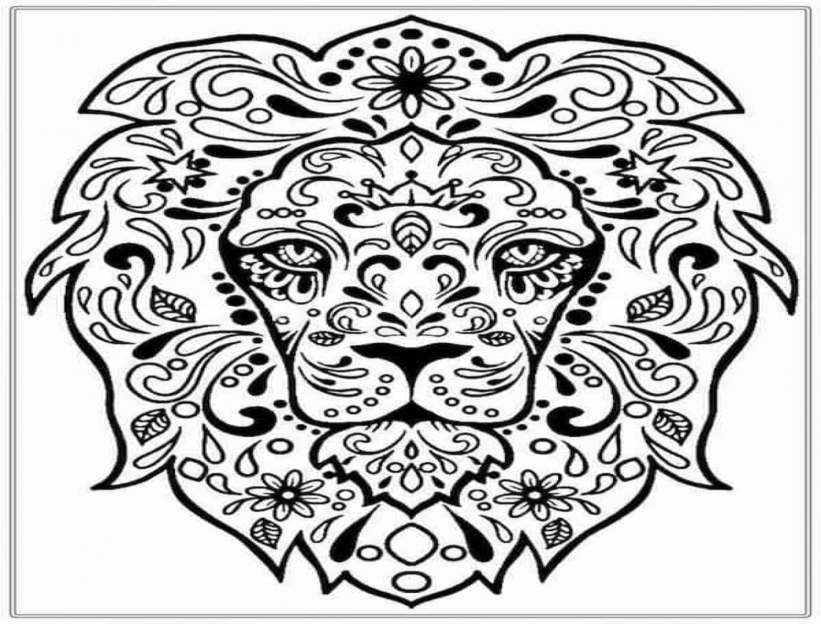 Kleurplaat volwassenen44