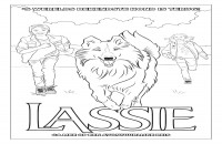 Lassie film 2020 kleurplaat