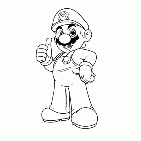 Mario kleurplaten 07