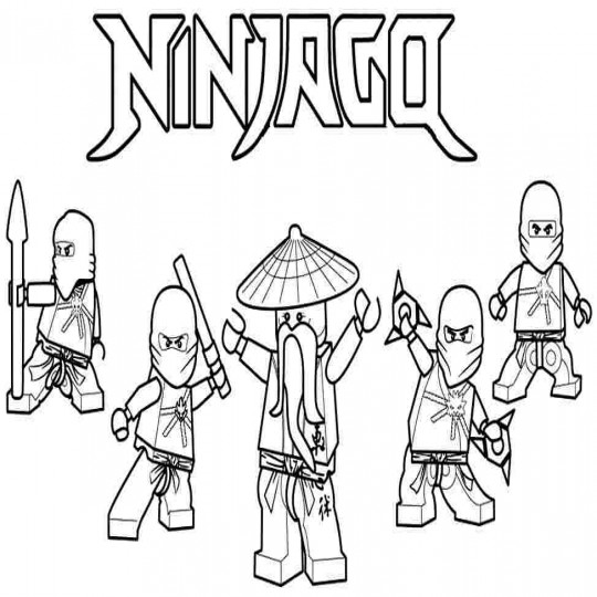 Ninjago kleurplaten 5