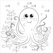 Octopus en vissen