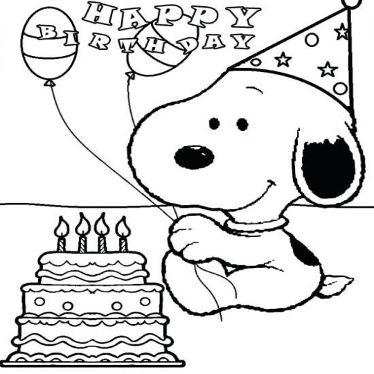 Snoopy verjaardag