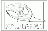 Spiderman kleurplaten 1