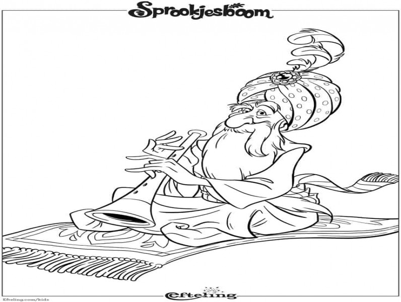 Sprookjesboom kleurplaten 8