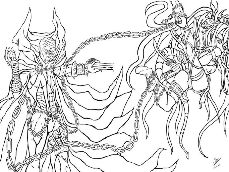 Superhelden kleurplaat 29