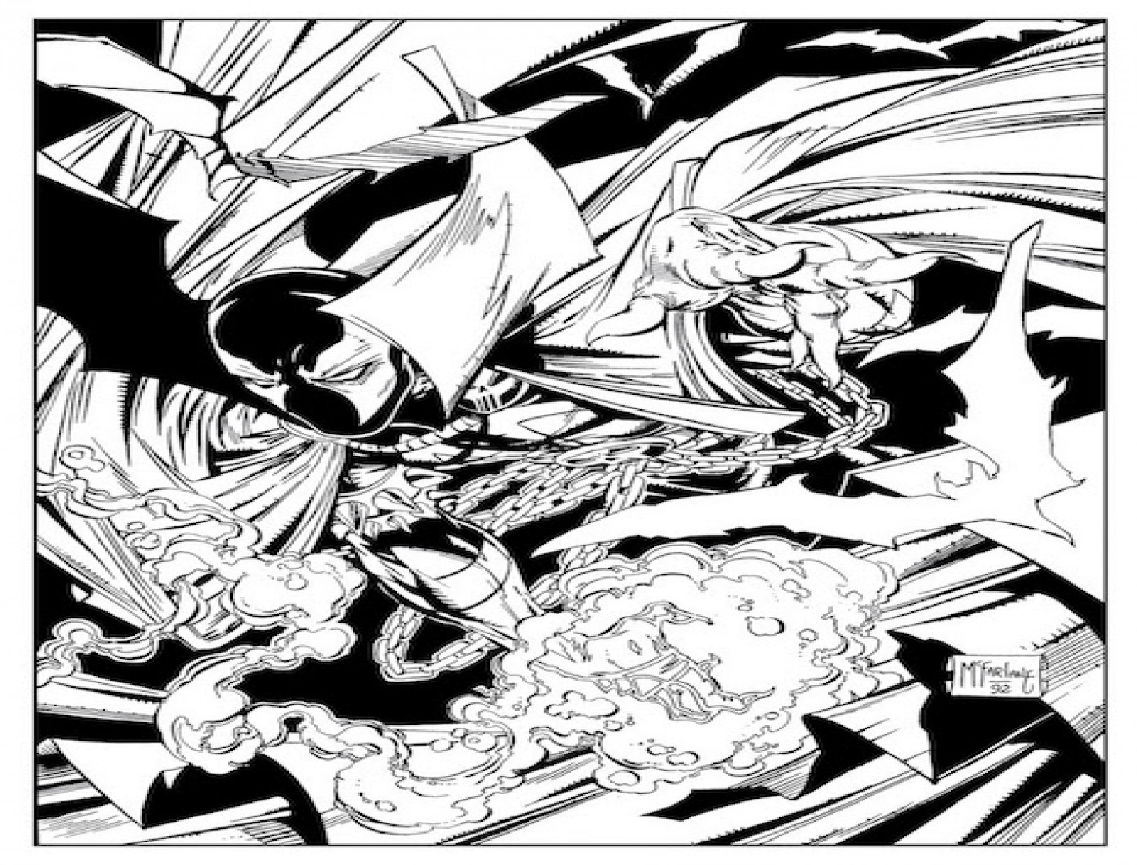 Superhelden kleurplaat 32