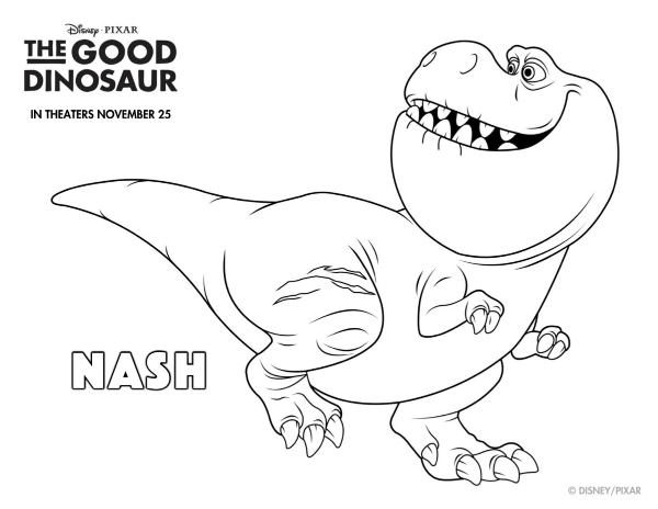 The good dinosaur kleurplaten 4